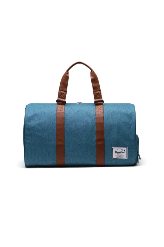 Herschel Supply Co x NBA Los Angeles Lakers Sutton Mid 600 Duffel Bag (blue  / light blue)