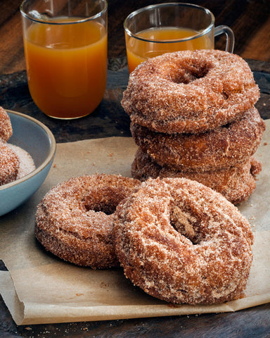 doughnuts and cider