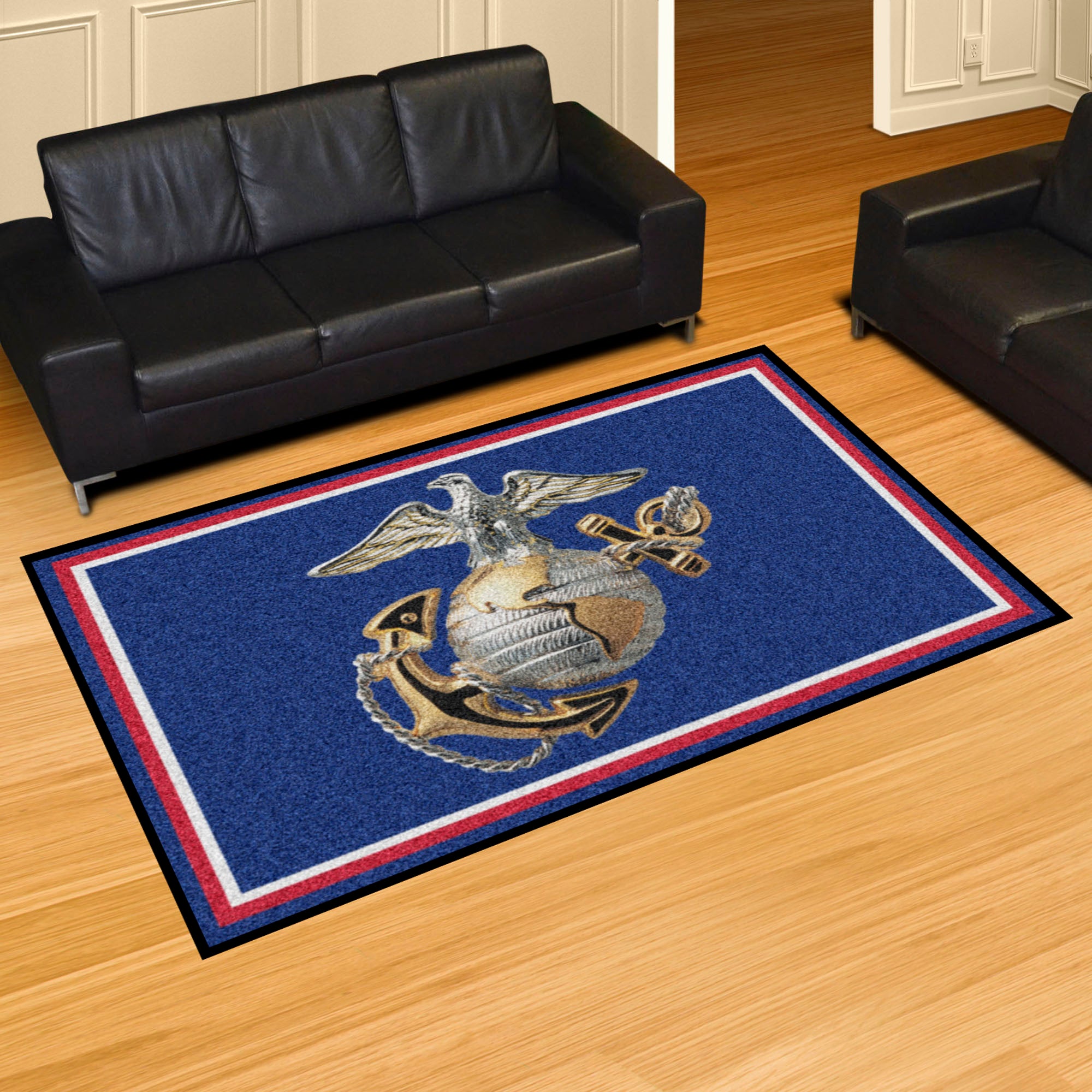 U.S. Marines 3x5 Rug