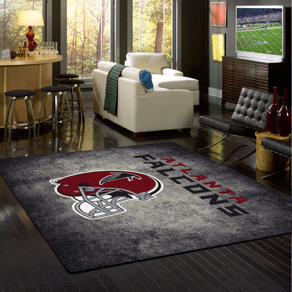 : FANMATS 23111 Atlanta Falcons Ticket Design Runner Rug - 30in.  x 72in.