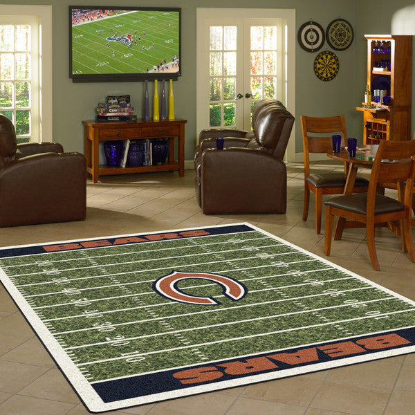 Chicago Bears Nfl Football Field Rug Fan Rugs