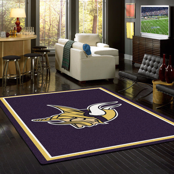 Minnesota Vikings Ball Shaped Area Rugs