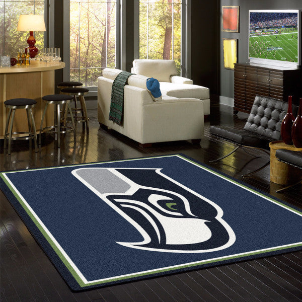 Officially Licensed NFL Seattle Seahawks 19 x 30 Rug w/Vintage Logo
