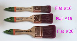 Staalmeester Paintbrush in 3 sizes.  | fusionmineralpaint.com