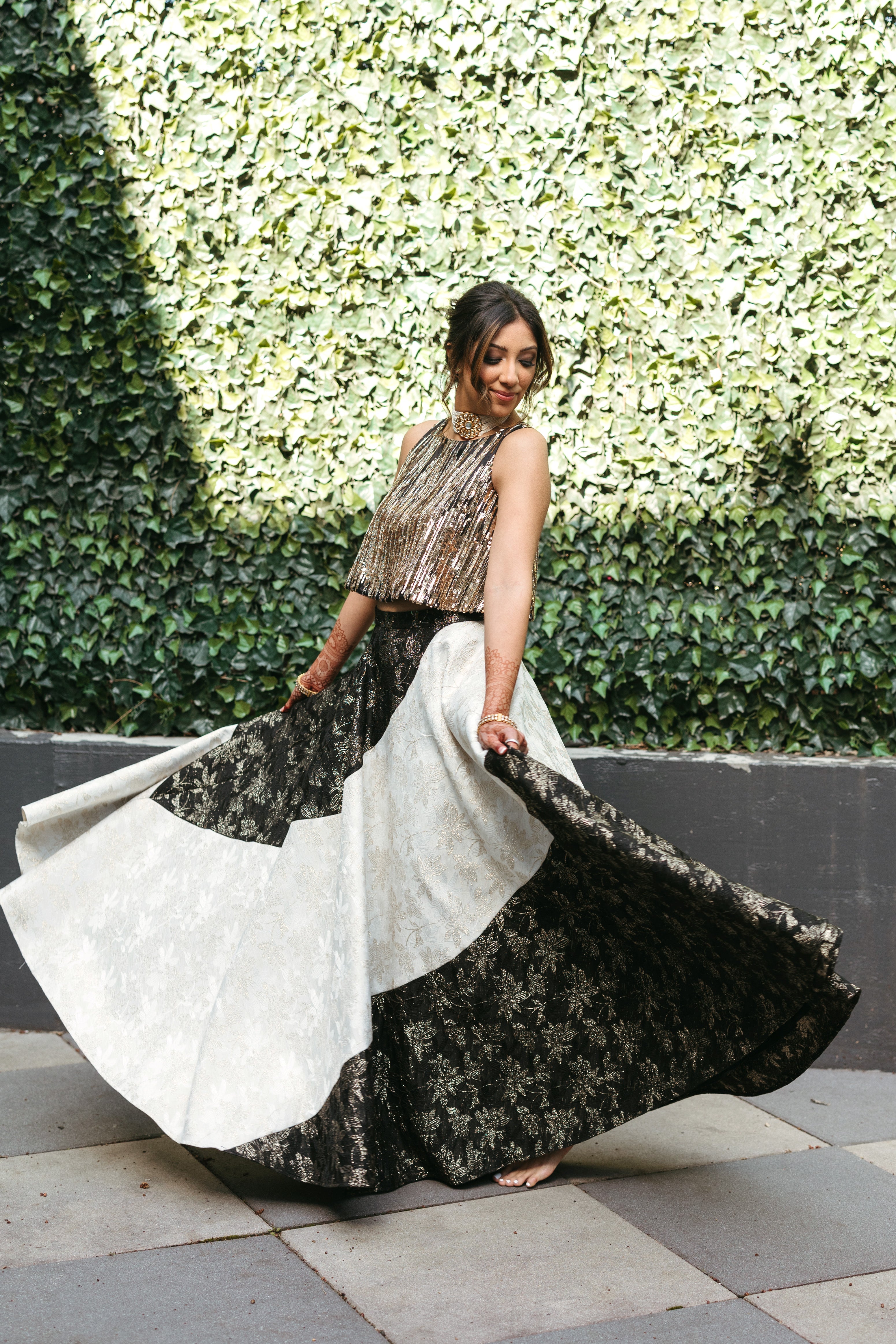 Black Sequins Net Lehenga with Black Organza Three-Tier Ruffle Dupatta -  Lehenga | Net lehenga, Wedding lehenga designs, Indian bridal outfits