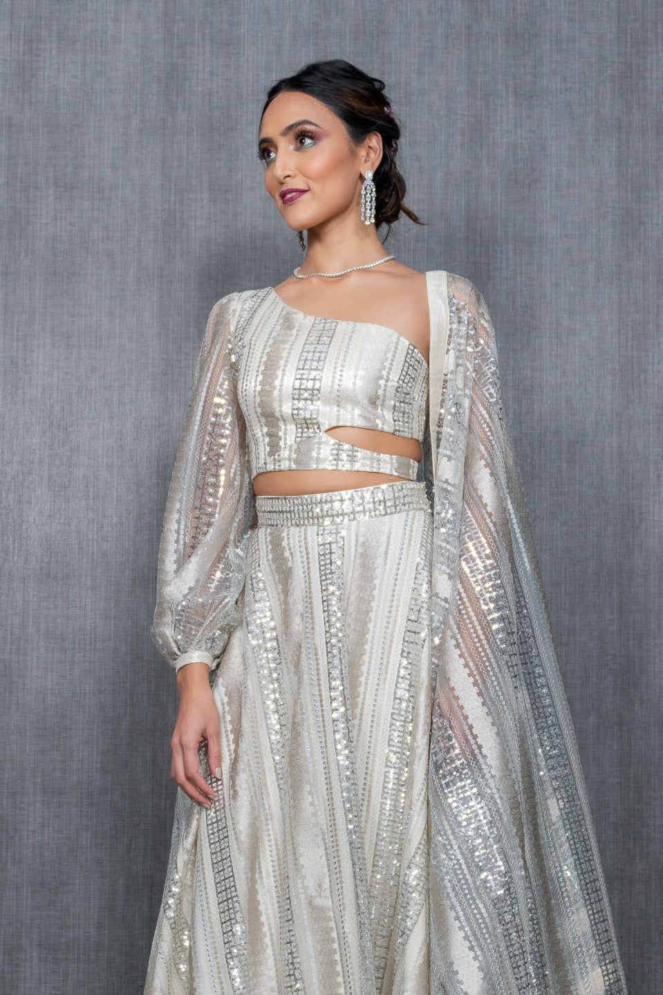 Buy Trendy One Shoulder Lehenga Choli for Women, Stitched Ready to Wear  Lehenga, Indian Wedding Sangeet Reception Party Wear Lehenga Blouse Online  in India - Etsy