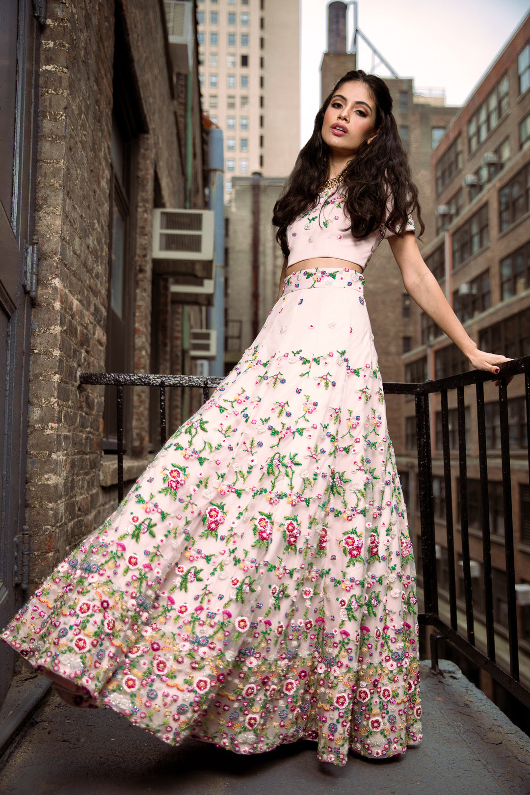 Harleen Kaur Punjabi American Designer MANGALA Bridal Lehenga - The Desi Bride 