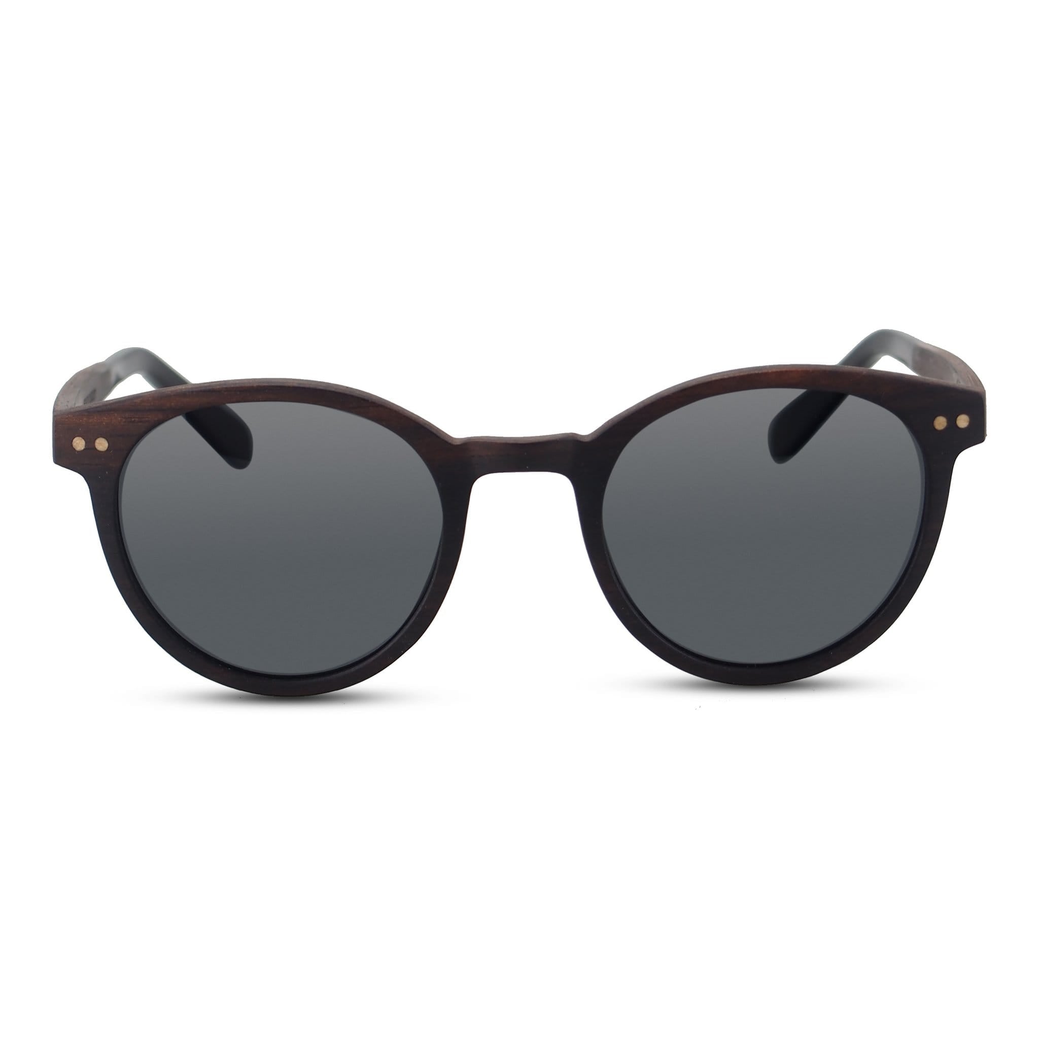 Wayfinder Ebony (Blue Lenses), Wooden Sunglasses