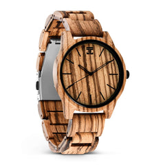 Zebra Wood Watch