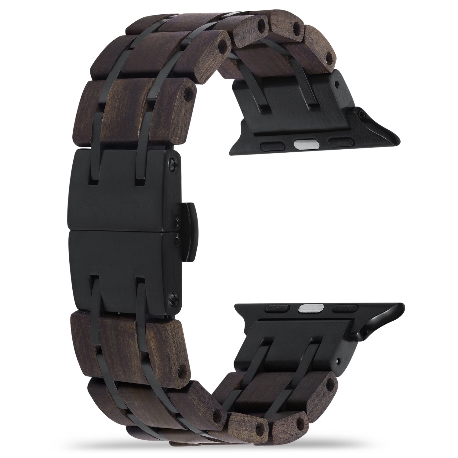 Apple Watch Band  Walnut x Black Stainless Steel – Joycoast