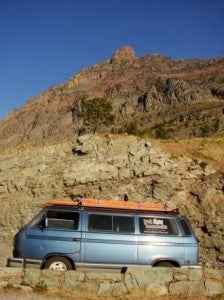 Bret Glacier National Park Hammock Van