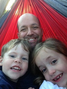 Hammock camping with kids