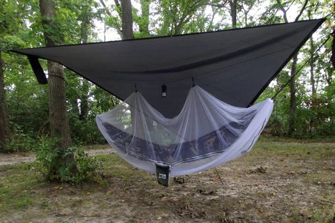 Hammock Tent - Bug Net & Rain Fly for Hammock Camping