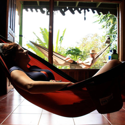 Sleeping In A Hammock