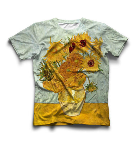 van gogh sunflowers tee