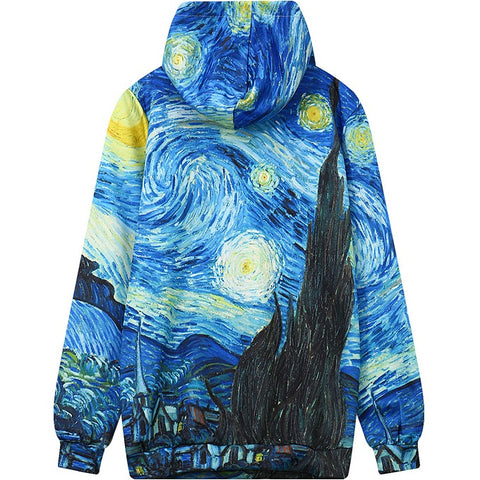 van gogh starry night hoodie