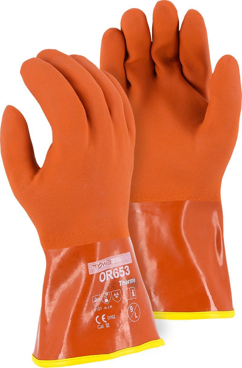 pvc lined gloves