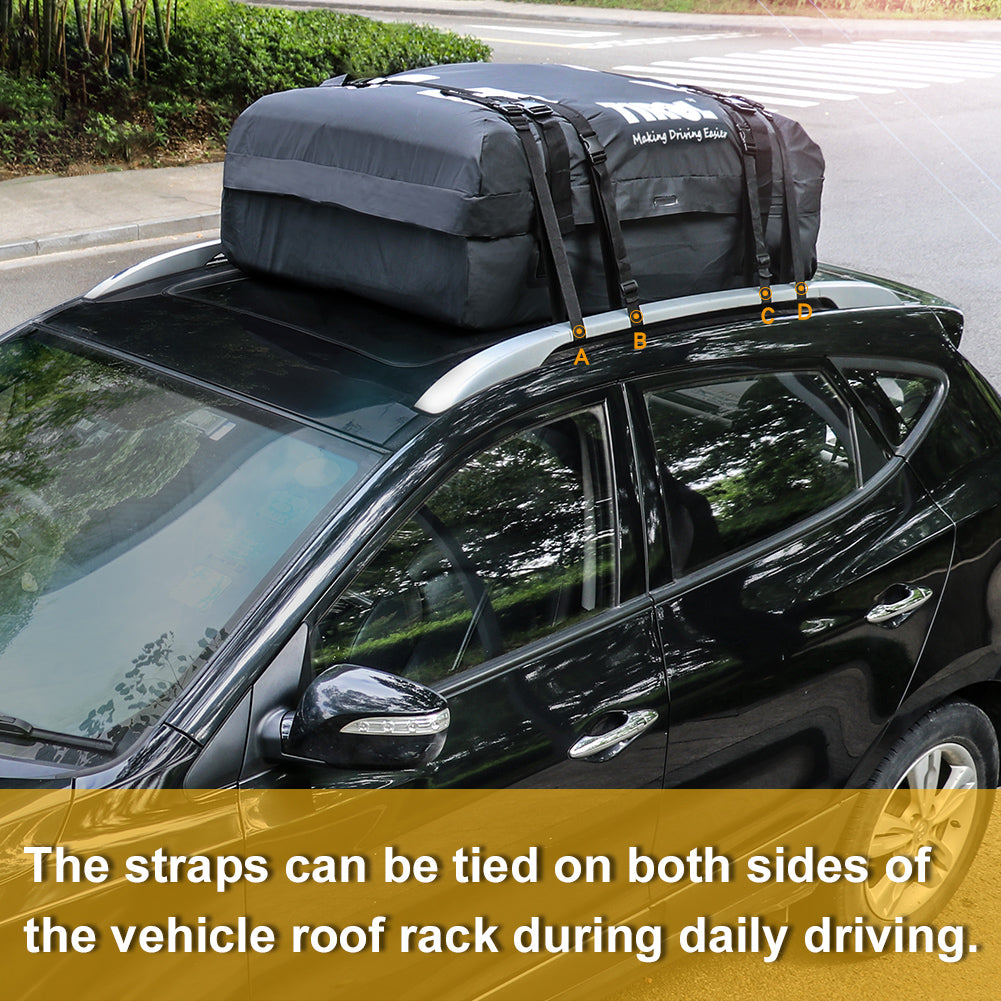 car roof bag without rails