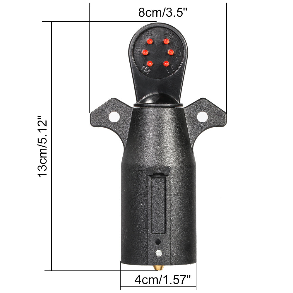 Jingjingold 7 Pin Trailer Tester Connector Trailer Wiring Tester 7 Pin Tirol Ltd