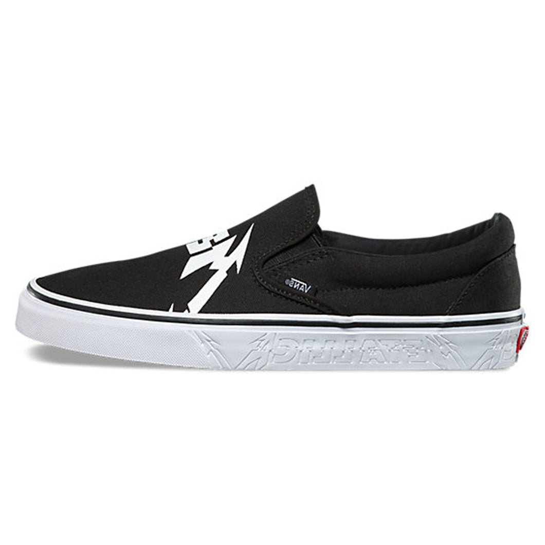 vans slip on metallica