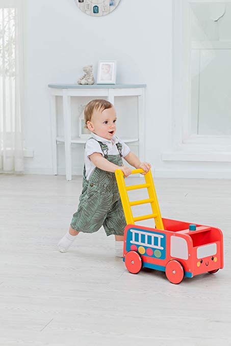 fire truck baby walker