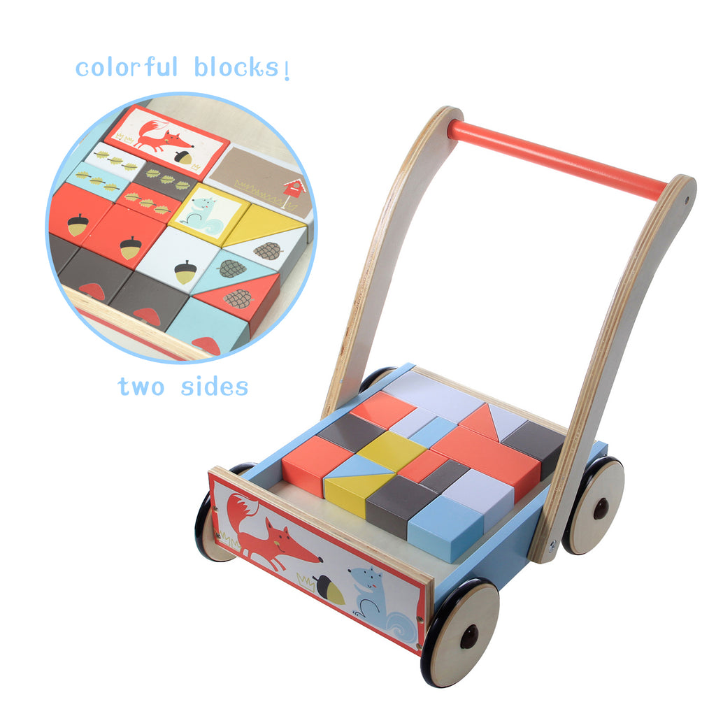 wooden push toy walker