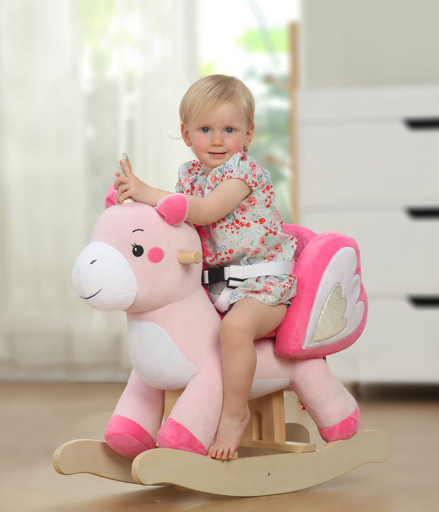 baby girl rocking horse