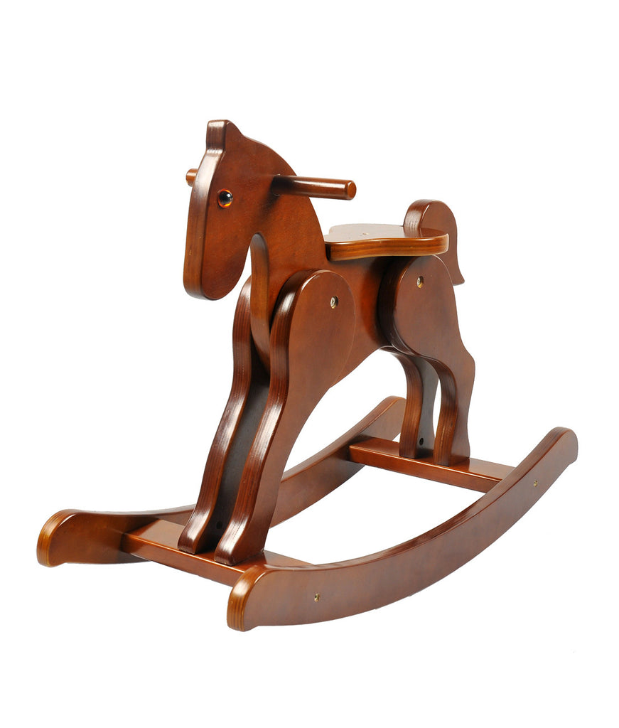 wooden rocking horse for kids