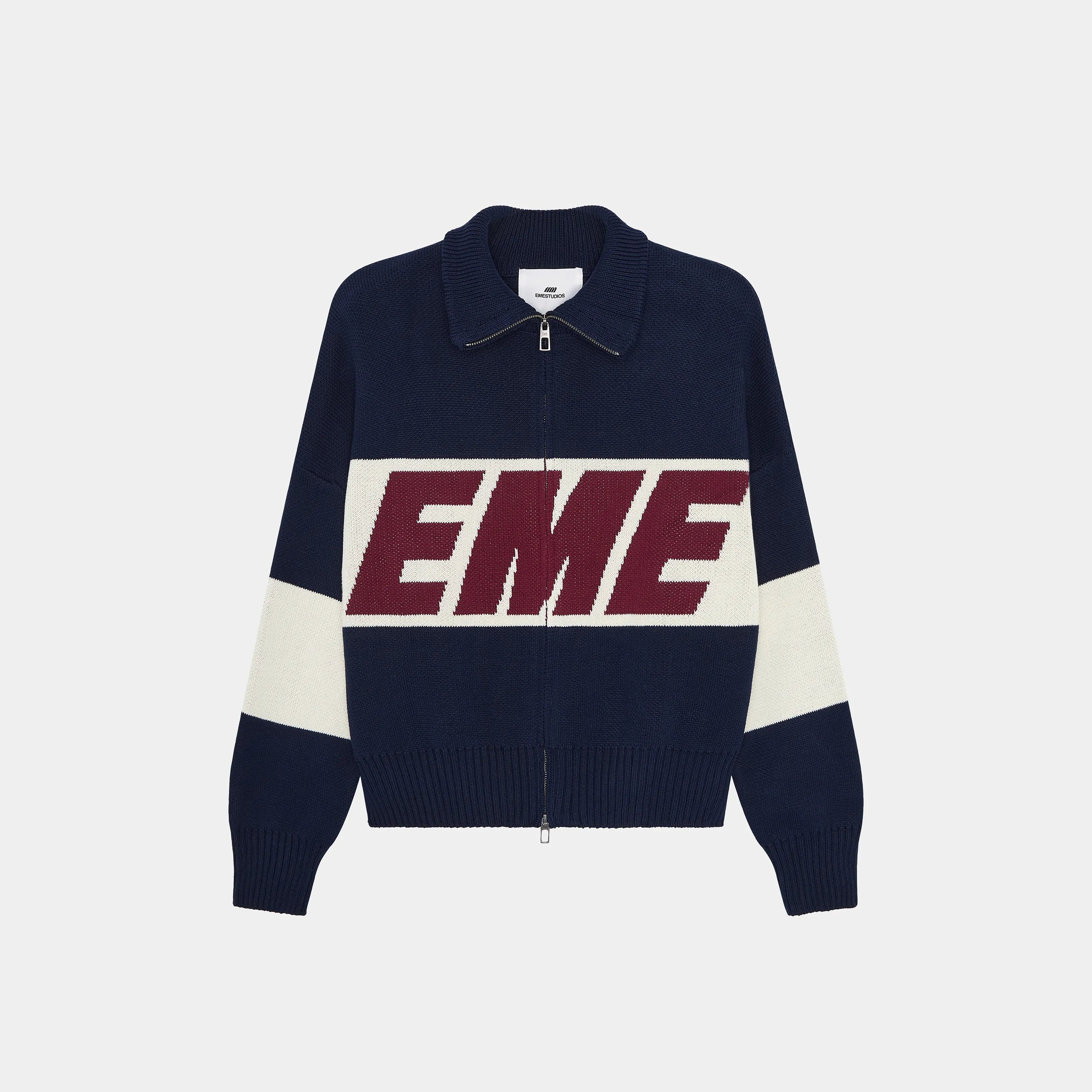Product image for Thrill Navy Zipper Knit
