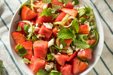 watermelon pasta summer salad recipe