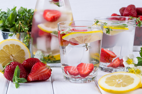 infused water baby birthday summer party recipes