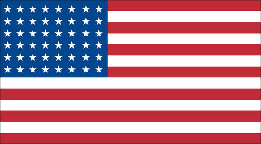 Buy Historical 48 Stars U.S. Nylon Flag Online – North American Flags &  Flagpoles LLC