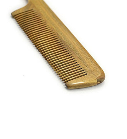 Natural Hair Fine Tooth Wooden Rat Tail Comb– Natural Curls Club