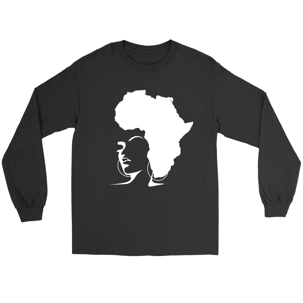 The Rooted Queen Ladies' Long Sleeve T-Shirt - Natural Curls Club product image