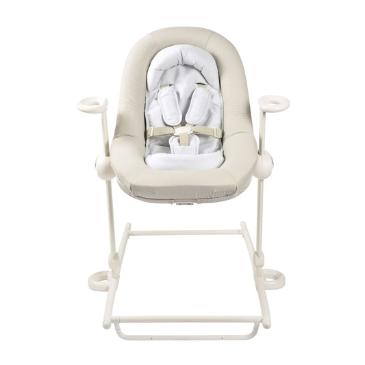 Beaba Up & Down Bouncer - Heather Grey • Free Delivery • The Stork