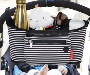 skip hop stroller organizer black