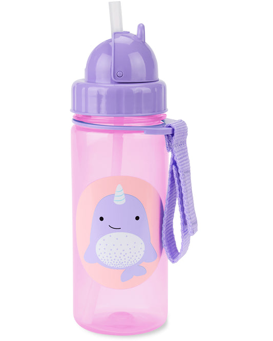  Skip Hop Toddler Sippy Cup with Straw, Zoo Straw Bottle, Shark  : Baby