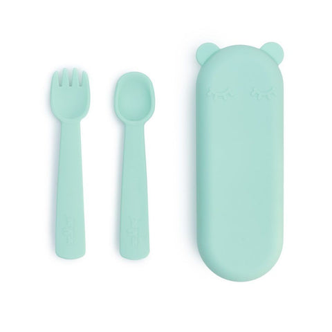 First Spoon Baby, Infant, Toddler Self Feeding Spoon Silicone Soft Training  Pre-spoon Easy to Hold Design For Teaching Learning Teething and Eating  Puree'd Baby Food - BPA Free Grippy Utensil Feeder 