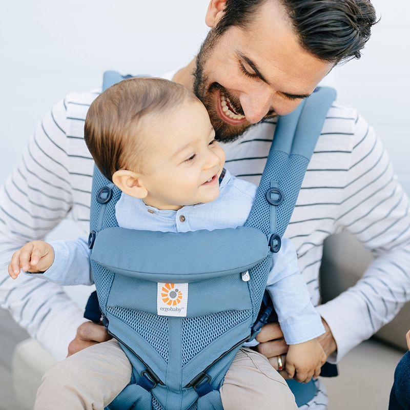 ergobaby omni 360 cool air mesh baby carrier oxford blue