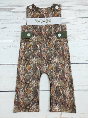 Duck Appliqué Baby Boys Romper - Just For Babies, Inc.