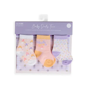JuJuBe Baby Socks Trio Mushy Love - Just For Babies, Inc.