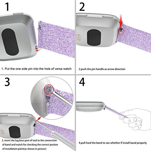 how to change versa band