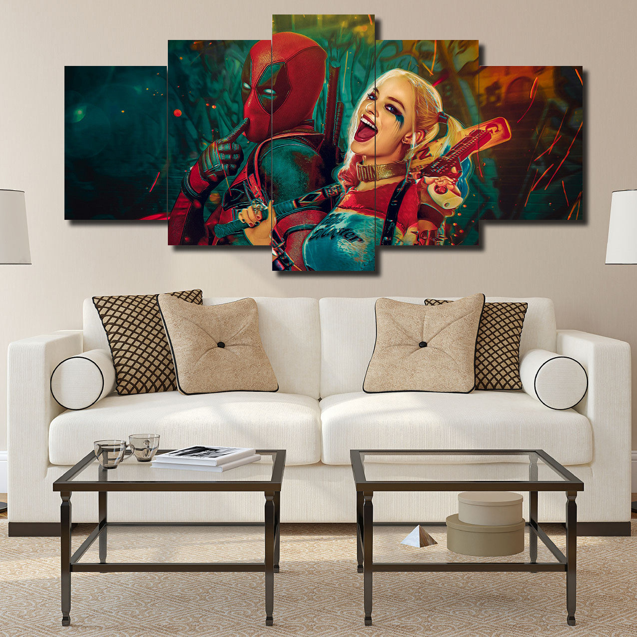 Canvas Wall Art Harley Quinn Anytiny