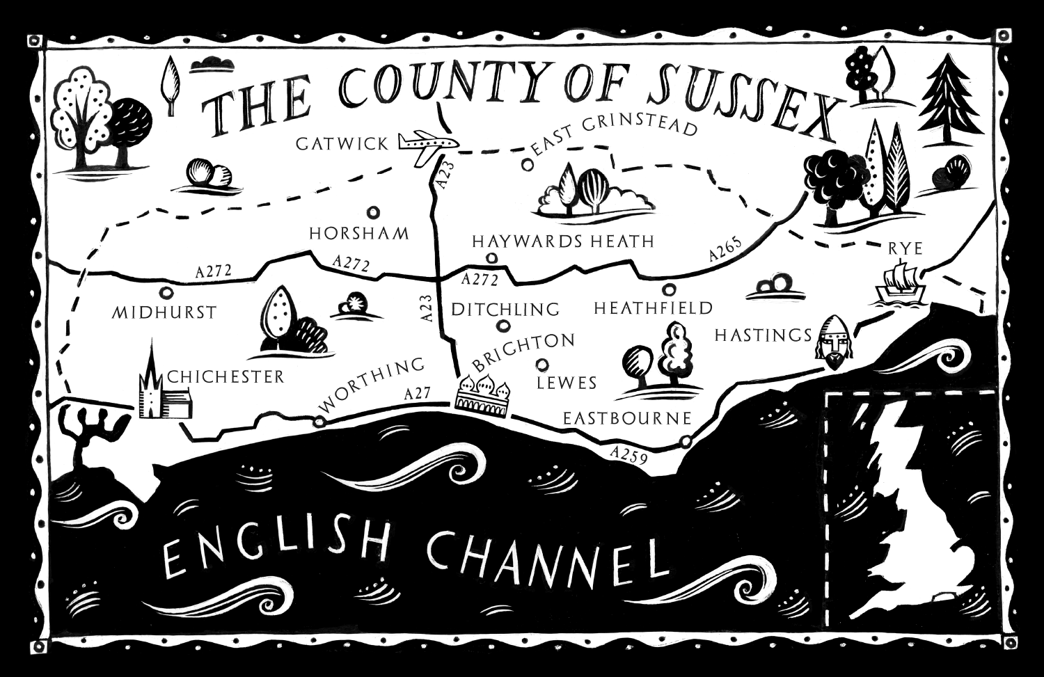 The County of Sussex