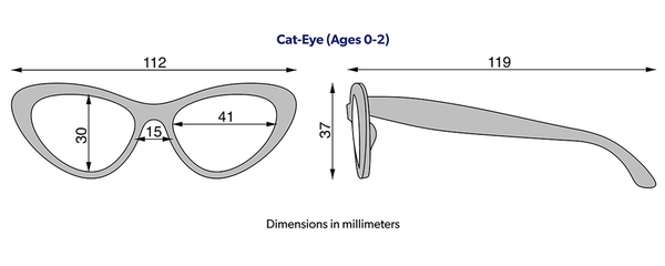 Cat Eye Size Guide
