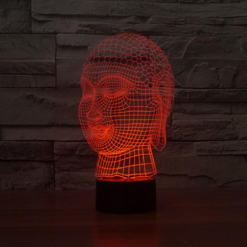 Limited Edition 3D Hologram Buddha LED Lamp - ZenShopWorld