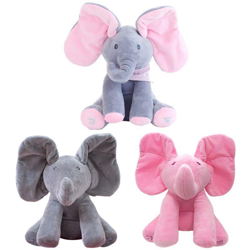 musical elephant baby toy