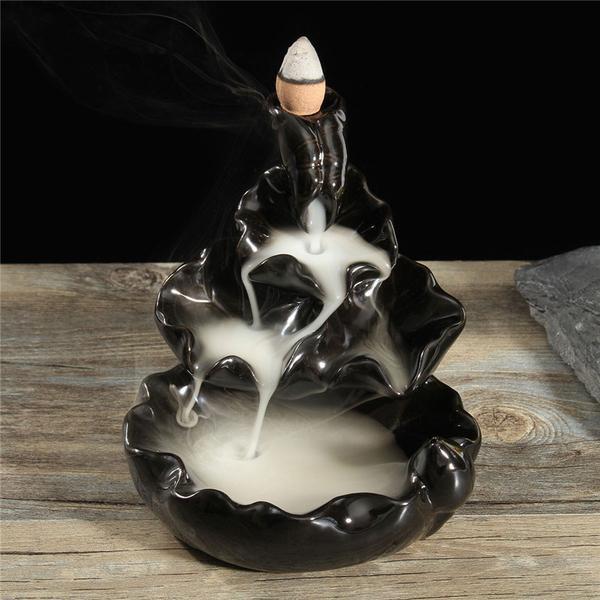 Aroma Waterfall Incense Burner (10 FREE Cones) - ZenShopWorld