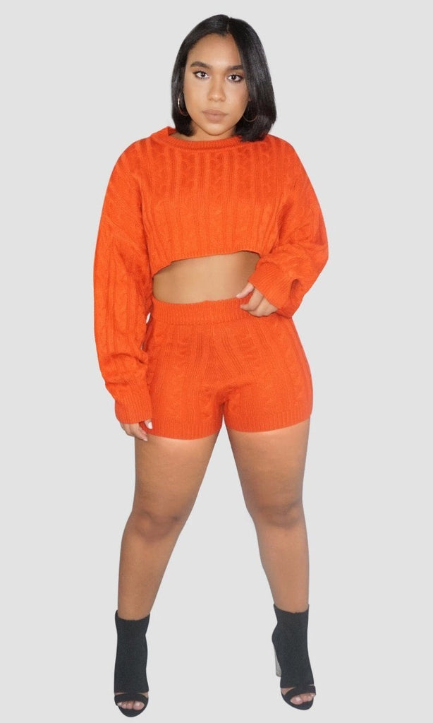 sweater short set