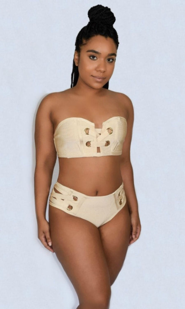 luxe bandage swimwear